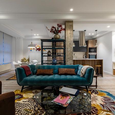 110 M2 Central Apartment In Abando Close To Guggenheim With Parking Bilbau Exterior foto