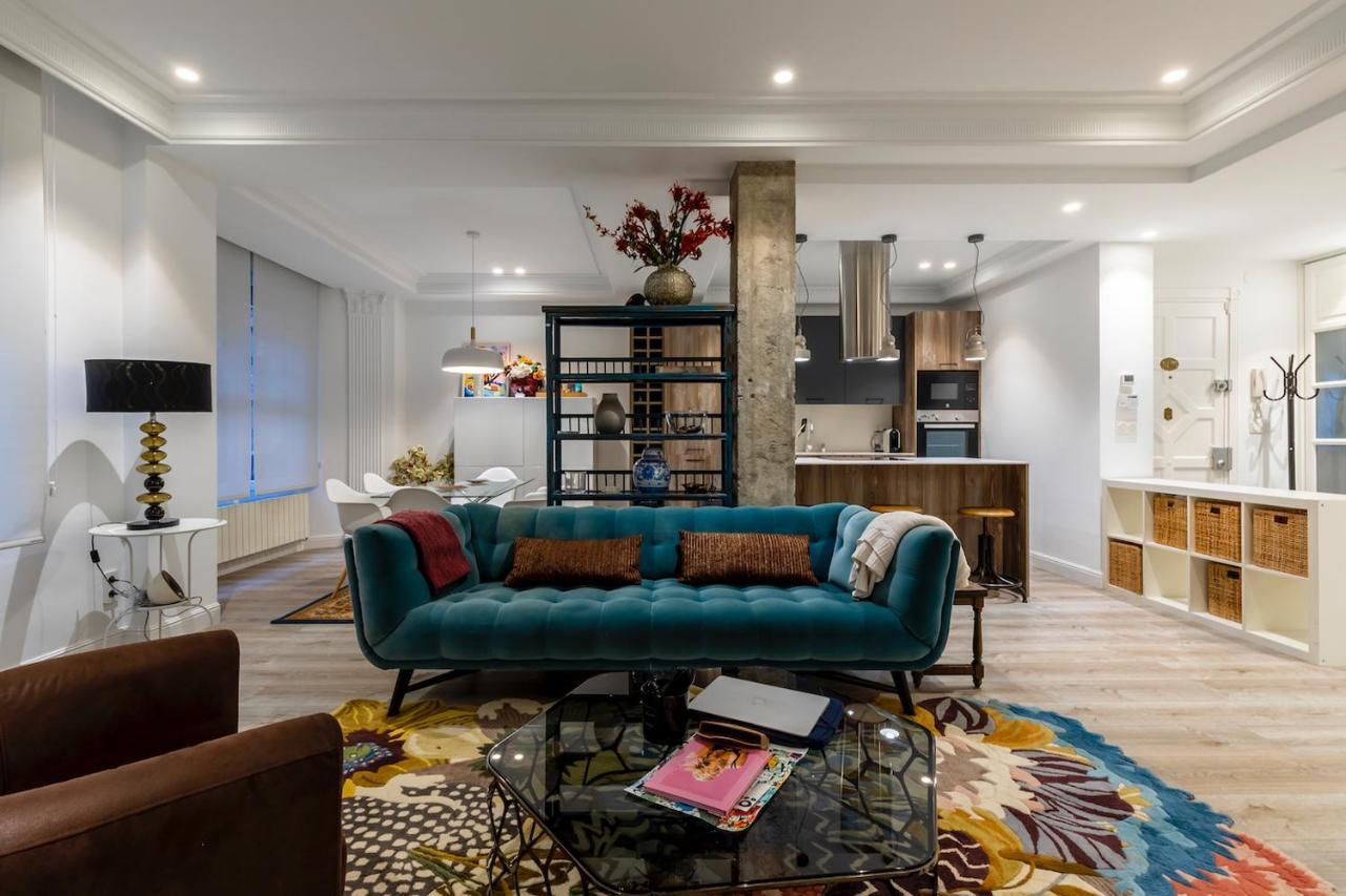 110 M2 Central Apartment In Abando Close To Guggenheim With Parking Bilbau Exterior foto