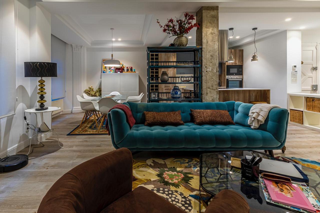 110 M2 Central Apartment In Abando Close To Guggenheim With Parking Bilbau Exterior foto